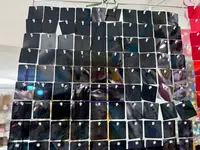 Светоотражающая занавеска из фольги на чёрном фоне (30*30 см) ЯТТ "Домашний Уголок"