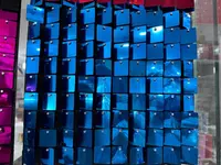 ЯТТ "Домашний Уголок" - Светоотражающая занавеска из фольги на чёрном фоне (30*30 см)