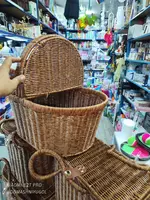  Плетенная корзина для пикника. Pikinik uchun savatlar