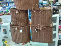  Плетенная корзина для пикника.  - Domashniy ugolok XK