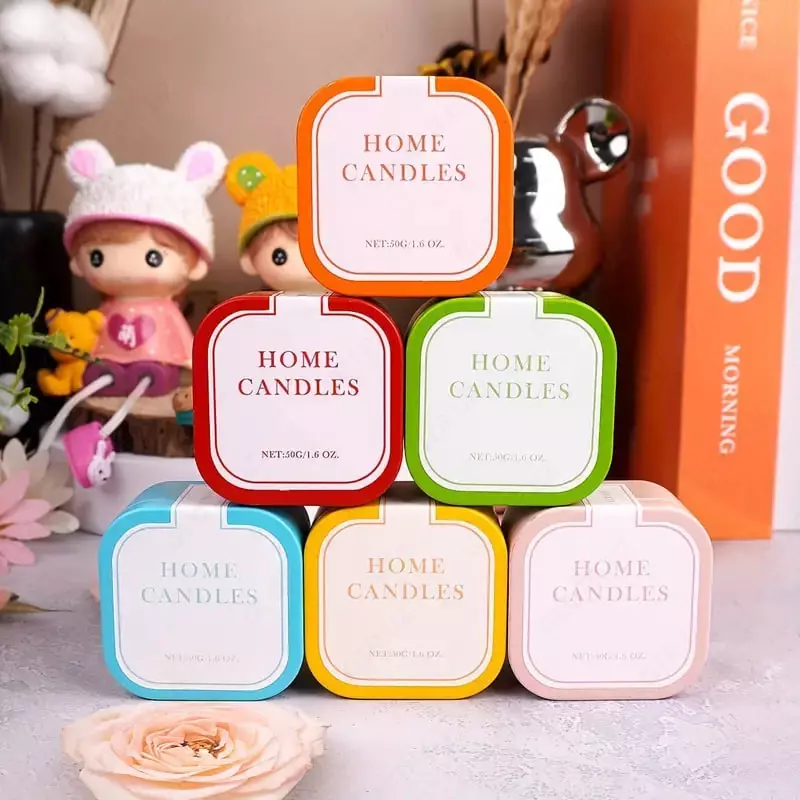 Ароматическая восковая свеча (фруктовый запах)