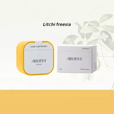 Ароматическая восковая свеча (фруктовый запах)