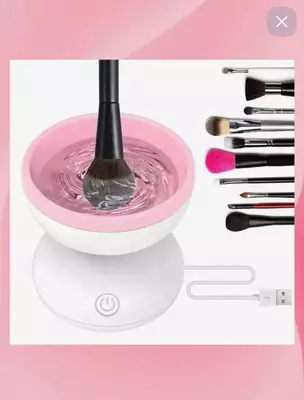 Электрическая машинка для чистки кисточек и спонжей для макияжа ЯТТ "Домашний Уголок"