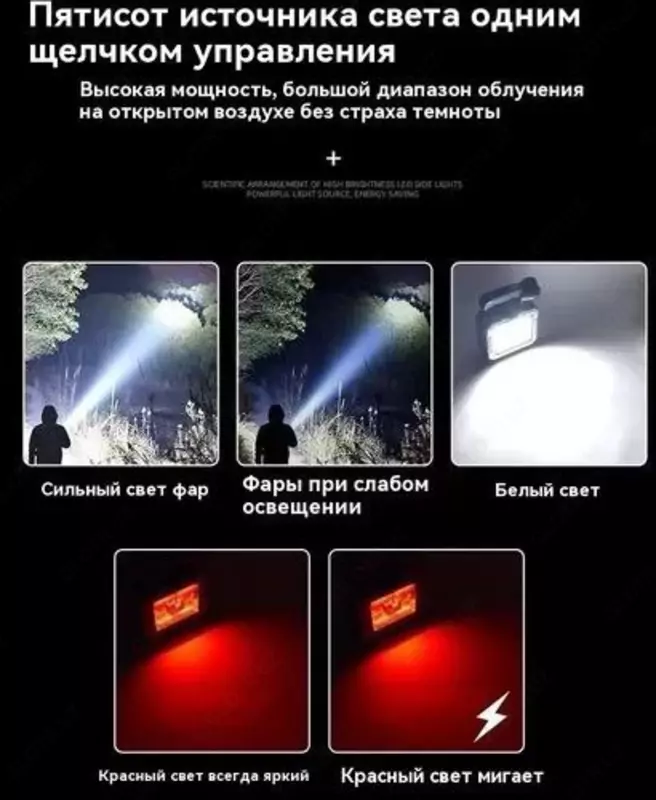 Многофункциональный фонарь и фара (модель 7739) 250 000 сум - ЯТТ "Домашний Уголок"