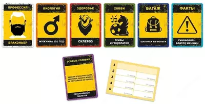 Настольная игра с карточками "Бункер" ЯТТ "Домашний Уголок"