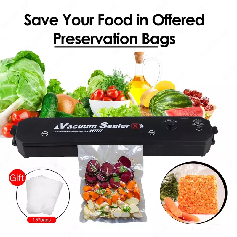Электрический вакуумный упаковщик Vacuum Sealer Z. 2 в 1