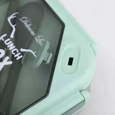 Набор из пластикового ланч-бокса Senza Square с ложкой и бутылки для воды Только в розницу