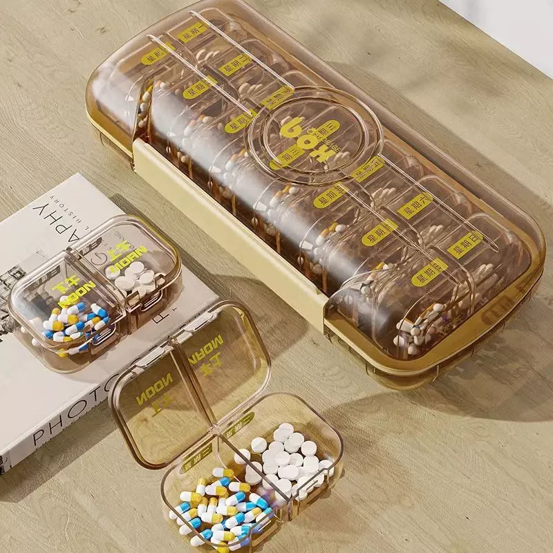 Портативная коробочка для таблеток семь дней в неделю