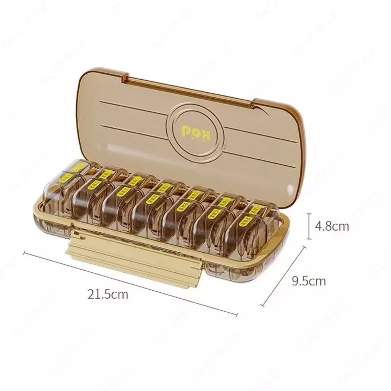 Портативная коробочка для таблеток семь дней в неделю