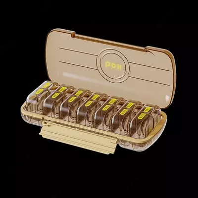 Портативная коробочка для таблеток семь дней в неделю - ЯТТ "Домашний Уголок"