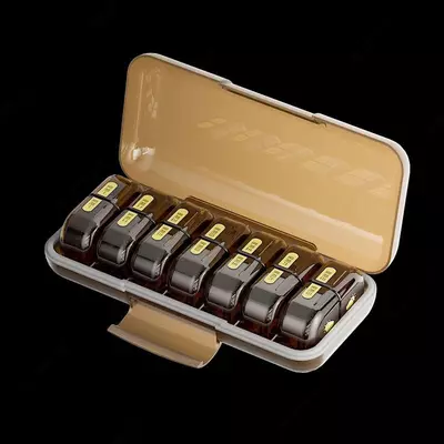 Портативная коробочка для таблеток семь дней в неделю