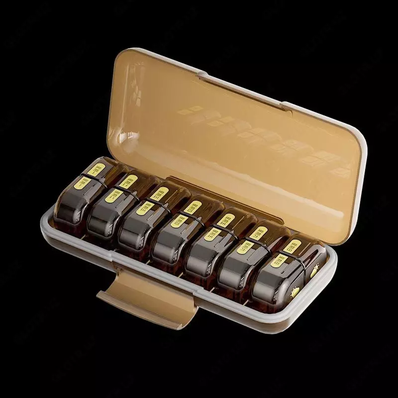 Портативная коробочка для таблеток семь дней в неделю