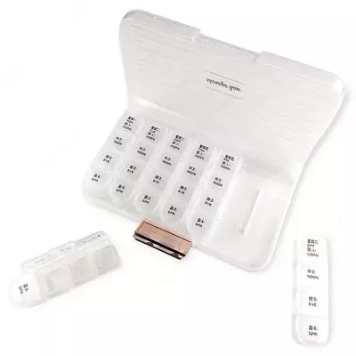 Таблетница-Органайзер для таблеток 4 раза в день на 7 дней - 150 000 сум / шт.