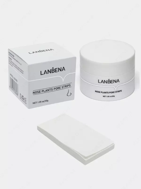 Маска Lanbena plants pore strips для удаления черных точек (30 гр)
