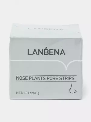 Маска Lanbena plants pore strips для удаления черных точек (30 гр) Маска Lanbena plants pore strips для удаления черных точек (30 гр)