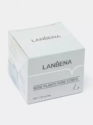 Маска Lanbena plants pore strips для удаления черных точек (30 гр) Маска Lanbena plants pore strips для удаления черных точек (30 гр)
