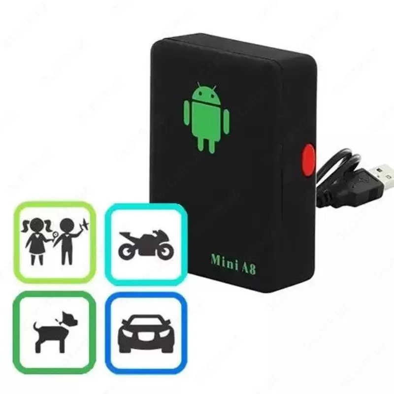 Персональный трекер GSM Mini A8 с прослушиванием для автомобиля