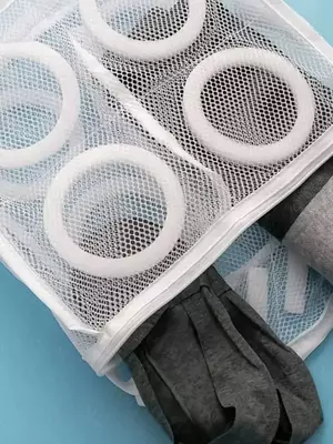 Мешок-сумка для стирки спортивной обуви и одежды из деликатной ткани ЯТТ "Домашний Уголок"