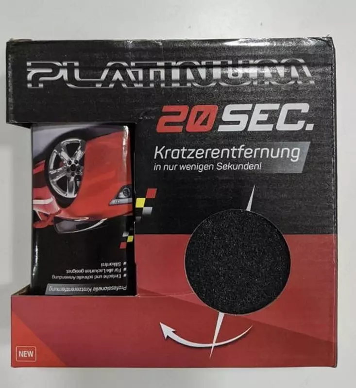 Паста Platinum 20 sec для удаления царапин на автомобиле