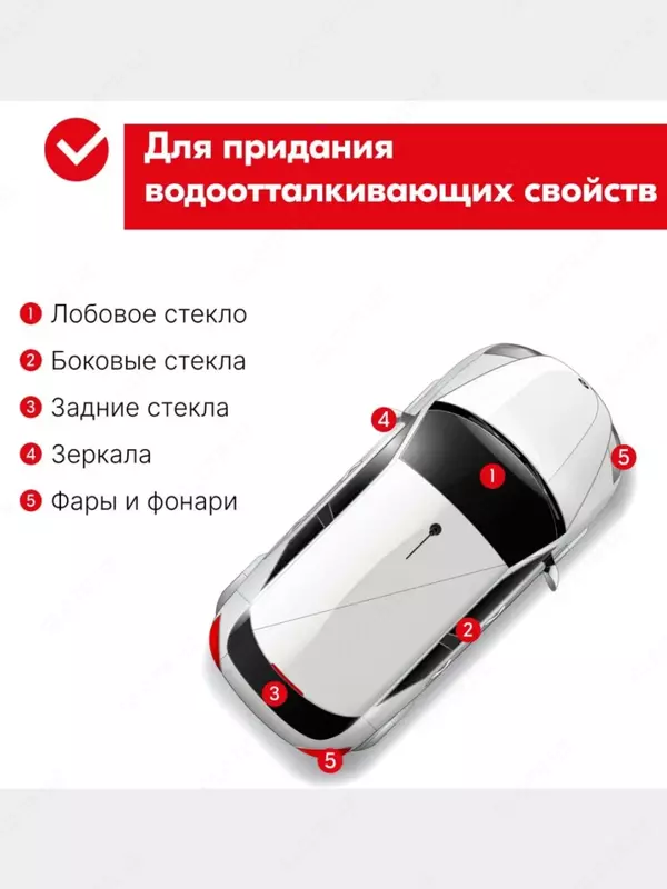 Антидождь KERRY KR291 для автомобиля (250 мл.) Только в розницу