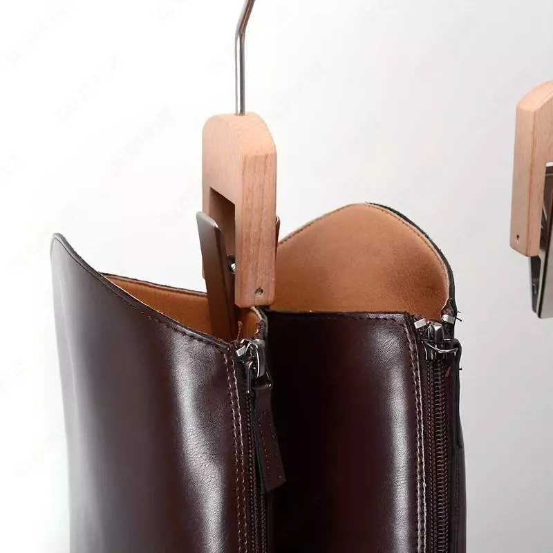 с деревянным зажимом