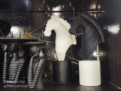 Абстрактная скульптура "Голова лошади" (26 * 13 см) ЯТТ "Домашний Уголок"