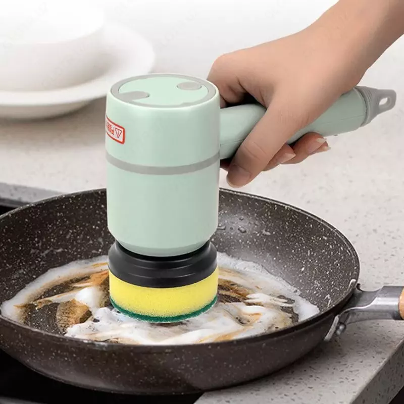 Портативный электрический роторный скруббер-щётка (скребок)