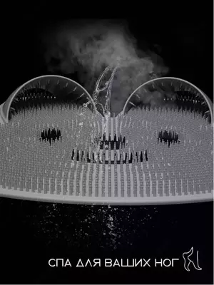 Массажный силиконовый коврик на липучках в форме зайца ЯТТ "Домашний Уголок"