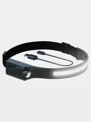 LIN-91956 Налобный фонарь headlamp 3W+3W (32х18х280мм)