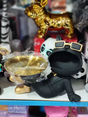 Интерьерная статуэтка-органайзер в виде Собаки в очках (Бульдог)  - 350 000 сум / шт.