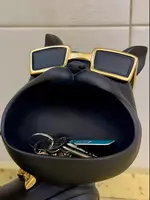 350 000 сум Интерьерная статуэтка-органайзер в виде Собаки в очках (Бульдог) 