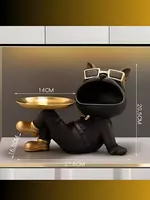 Интерьерная статуэтка-органайзер в виде Собаки в очках (Бульдог)  Только в розницу