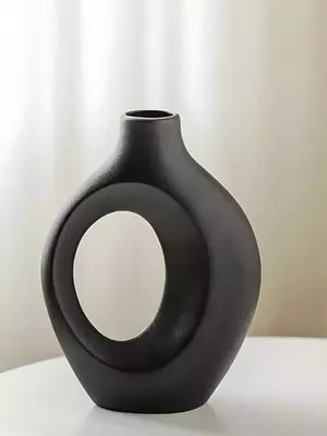 Ваза керамическая, для сухоцветов и декора интерьера