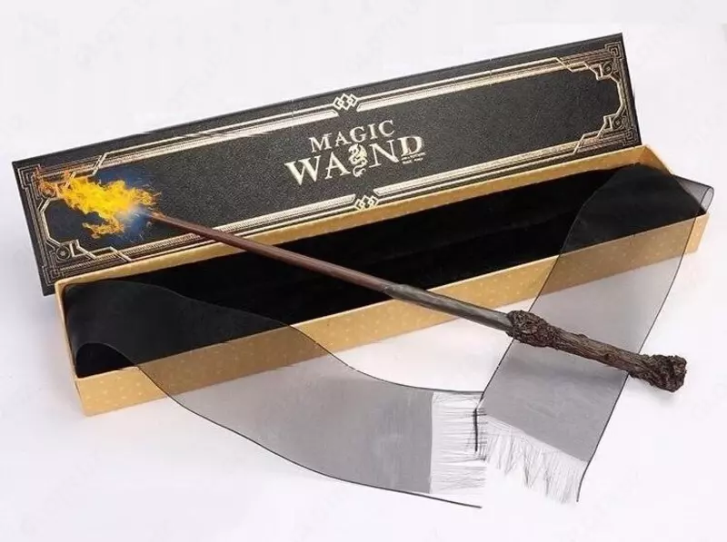 Harry Potter Палочка Гарри Поттера стреляющая огнем (38,5см)