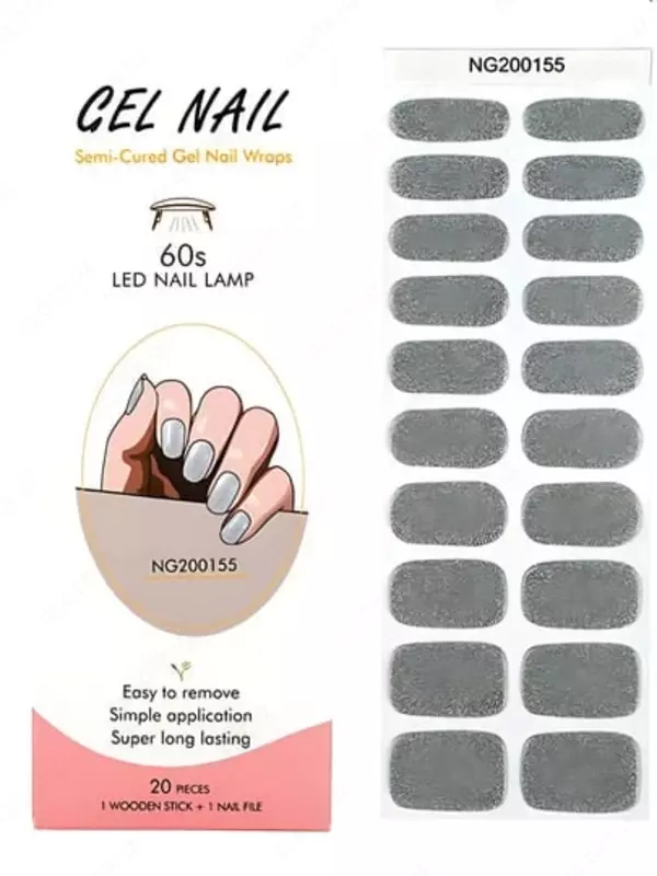 Инновационное гелевое покрытие - наклейки для гель-лака 