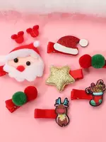 Подарочный набор аксессуаров для волос для девочек (9 шт) - 80 000 so'm