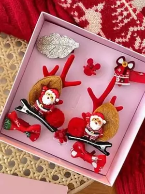 Подарочный набор аксессуаров для волос для девочек (9 шт) ЯТТ "Домашний Уголок"