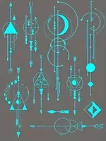 20 000 сум Набор светящихся татуировок