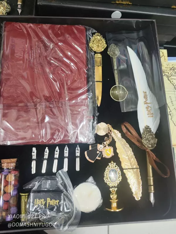 Винтажный письменный набор в стиле Гарри Поттера