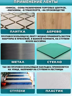 Противоскользящая лента Highpower HP1227/1225 (чёрный 5см*5м) - "Domashniy ugolok" XK