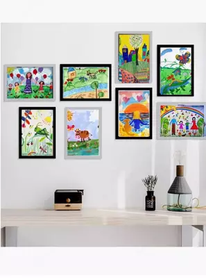 Декоративная фоторамка с магнитной и самоклеящейся основой