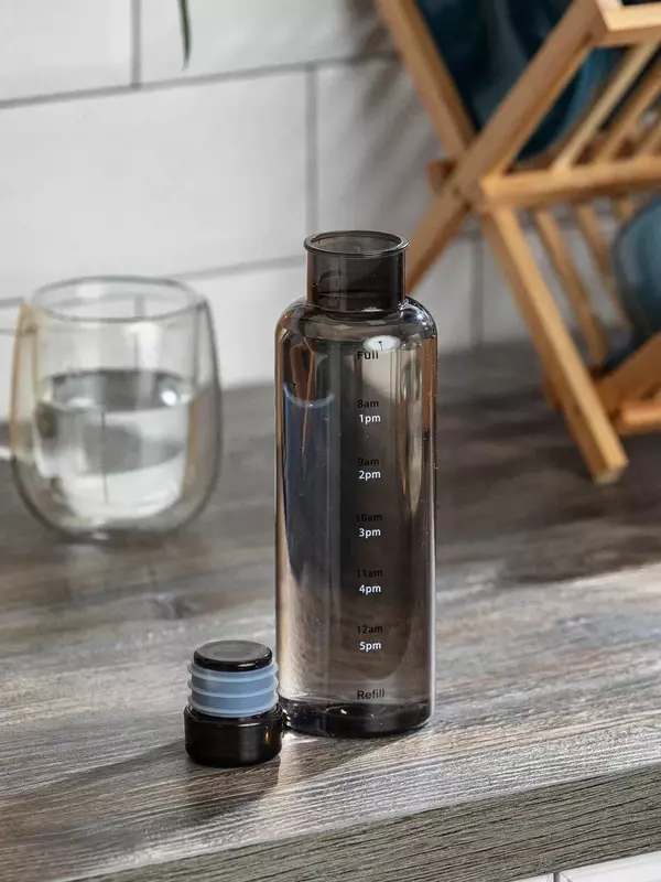 Стеклянная глянцевая бутылка для воды (500 мл) - Бутылки