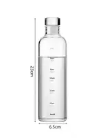 Стеклянная глянцевая бутылка для воды (500 мл) 100 000 сум - ЯТТ "Домашний Уголок"