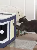 "Domashniy ugolok" XK - Универсальная лежанка-домик с когтеточкой для кошек и собак 