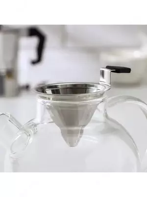 Металическая воронка - кофейный фильтр-пуровер (10