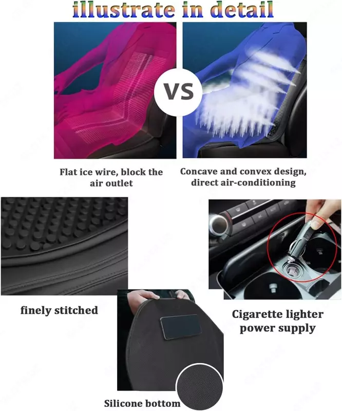 Вентилируемая подушка для сиденья с защитой от пота. "Domashniy ugolok" XK