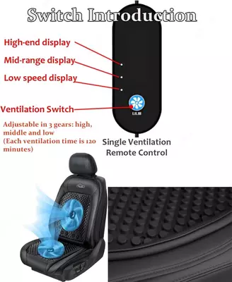 Вентилируемая подушка для сиденья с защитой от пота.