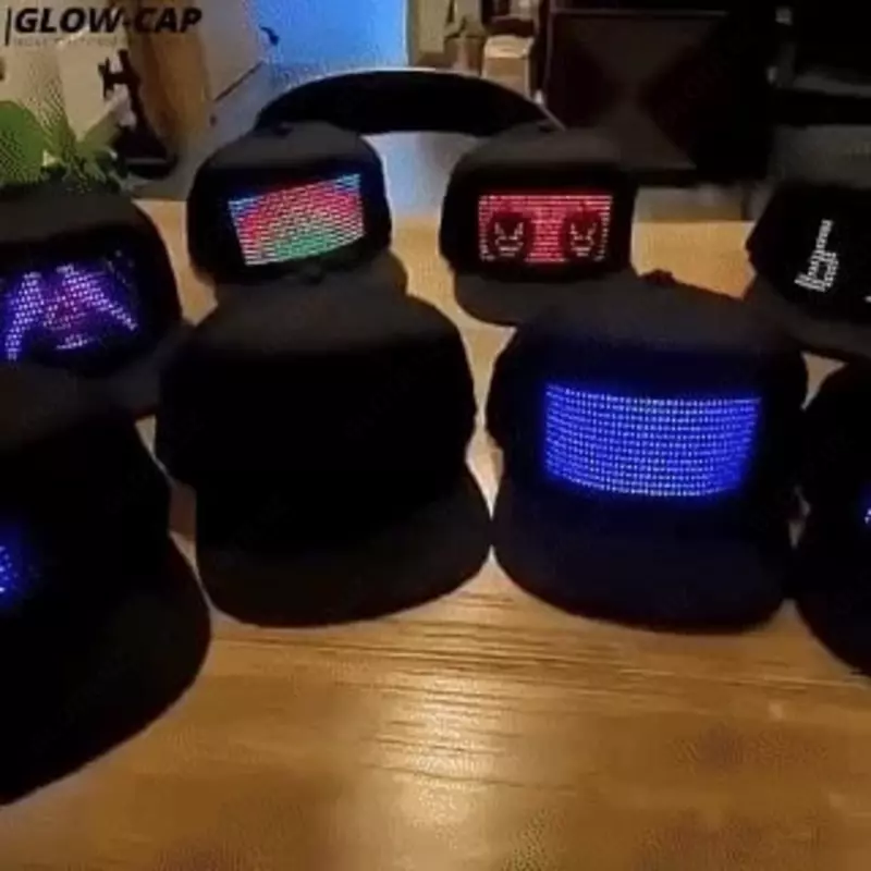 Анимированная светодиодная кепка Bluetooth