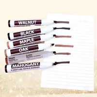 Набор маркеров и восковых мелков для реставрации мебели (6 цветов) - 100 000 сум