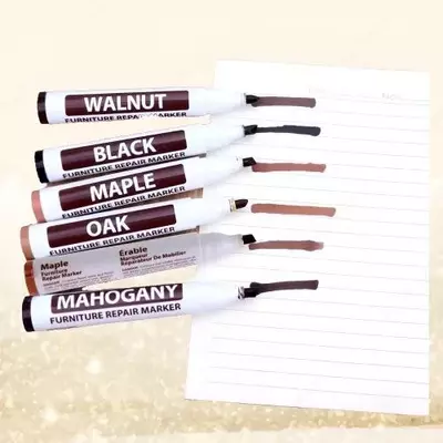 Набор маркеров и восковых мелков для реставрации мебели (6 цветов) - 100 000 сум / шт